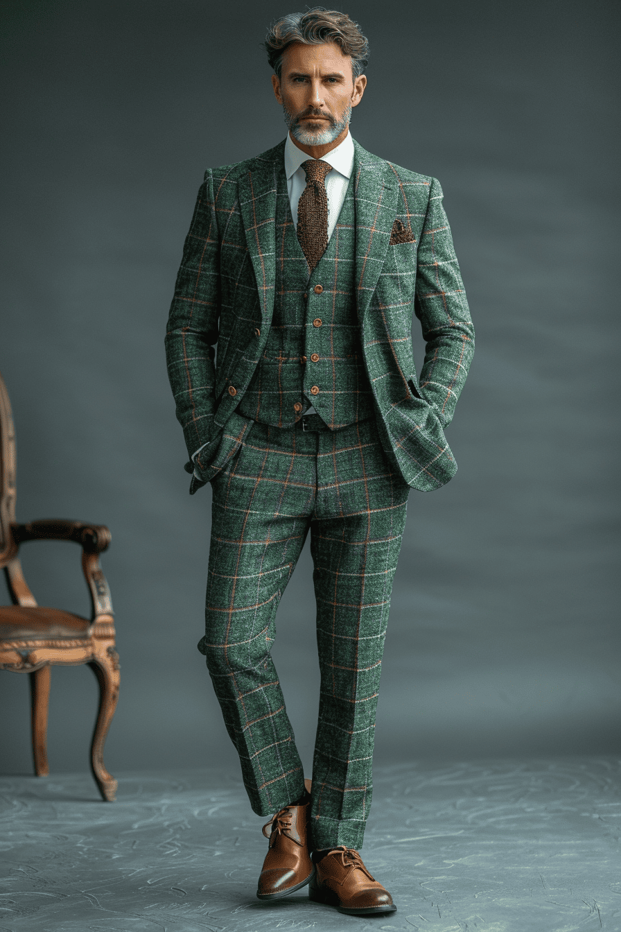 Navy Blue Cotton Graduation Suit — Custom Made to Measure