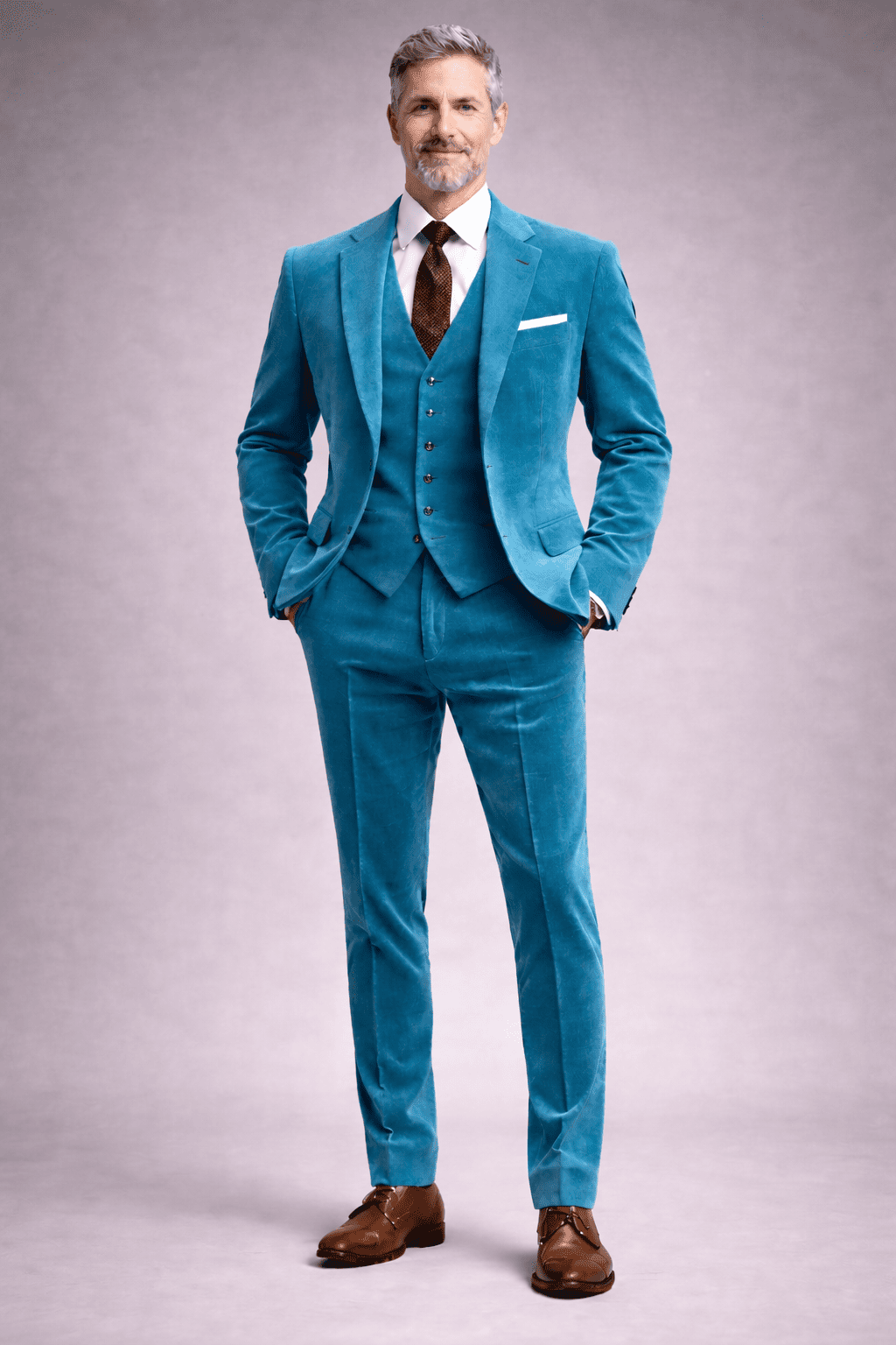 Pink Linen Father of the Bride Suit — Custom Made