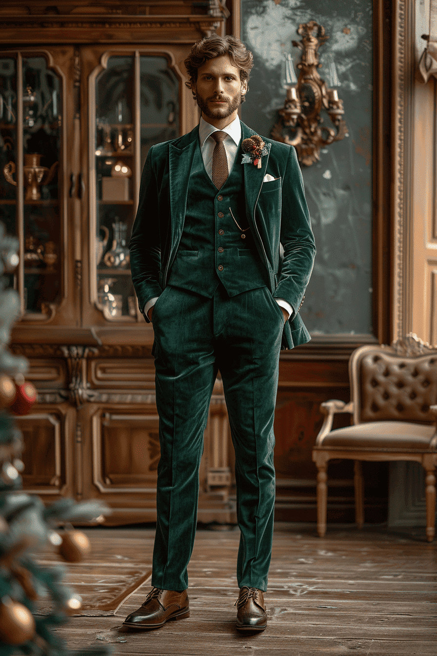 Khaki Seersucker Suit — Custom Made to Measure