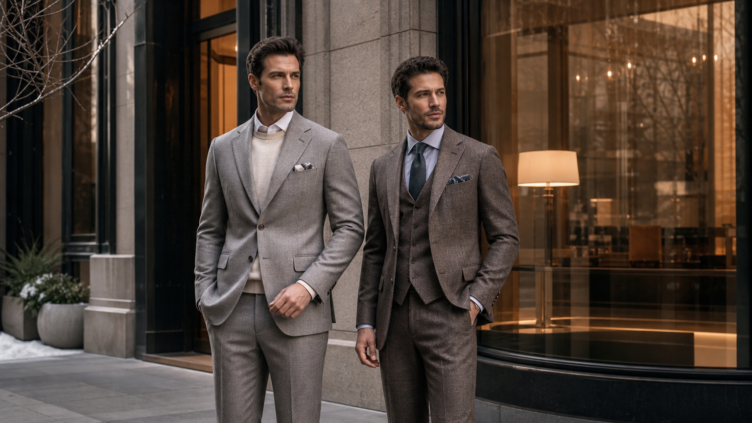 Cashmere Blend Suits | Custom Made & Made to Measure