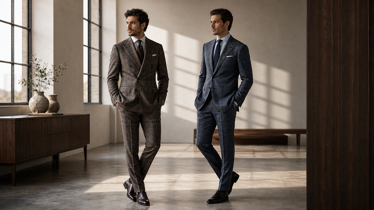 Checked & Plaid Suits | Custom Made & Made to Measure