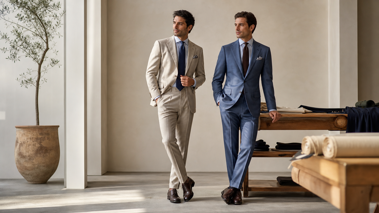 Cotton Suits | Custom Made & Made to Measure