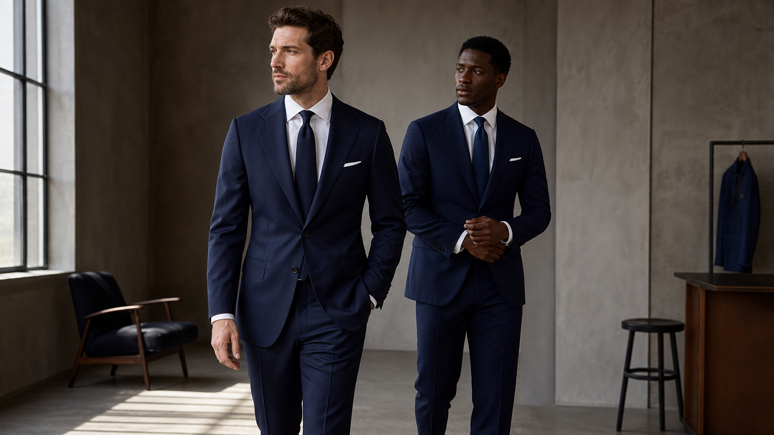 Custom Deep Navy Suits