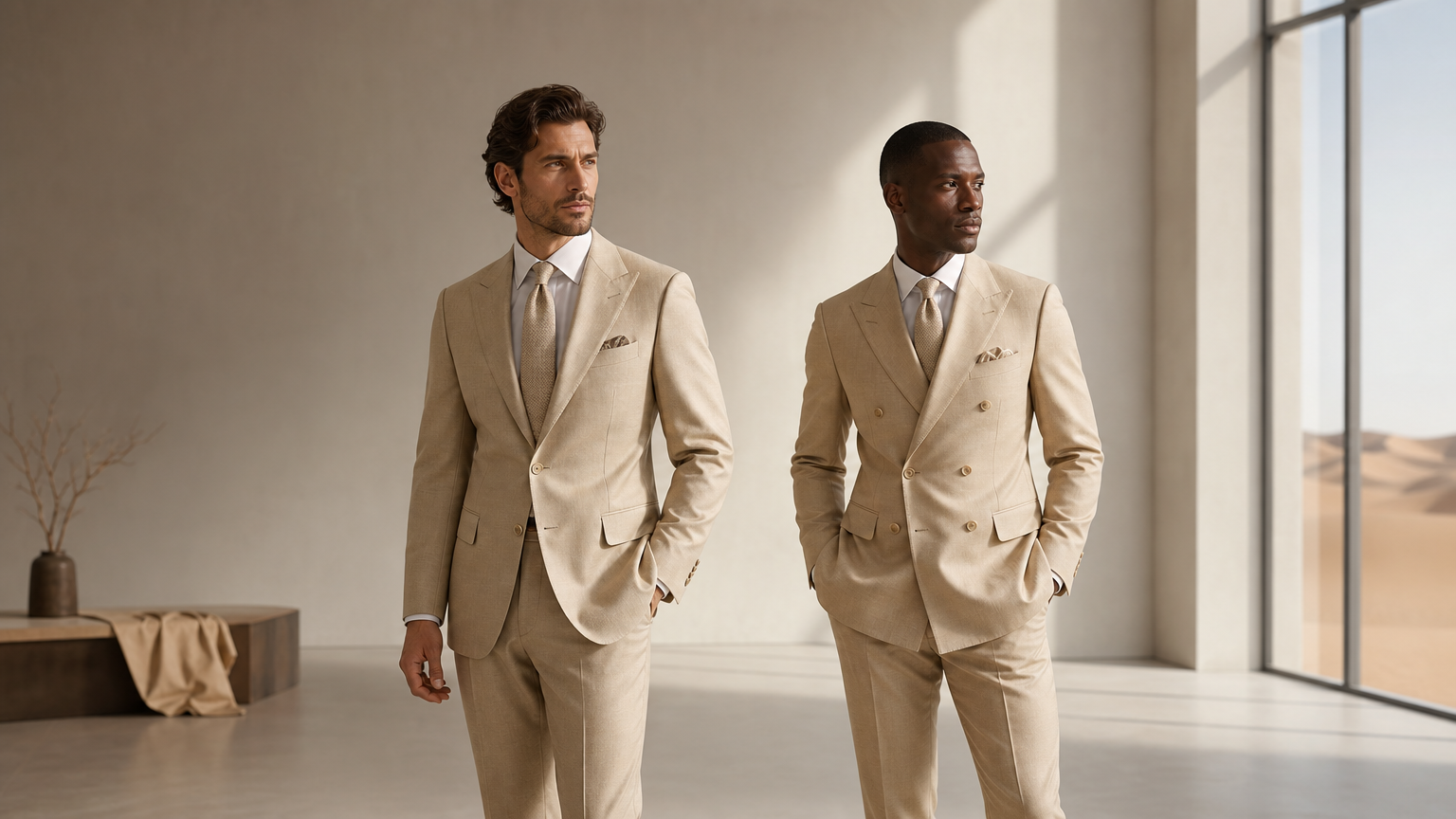 Custom Desert Sand Suits