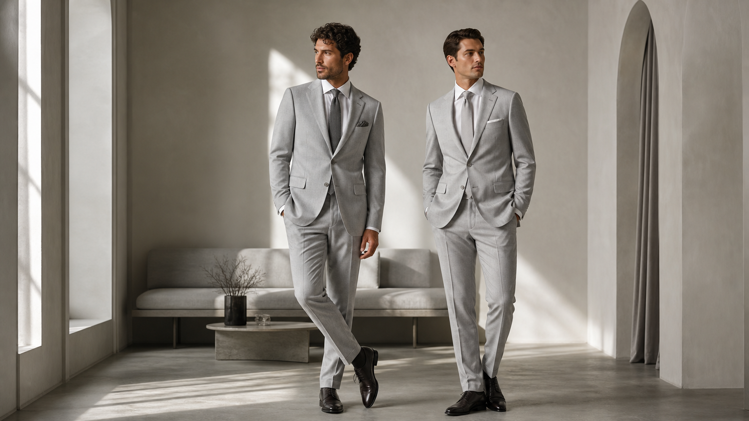 Custom Dove Gray Suits
