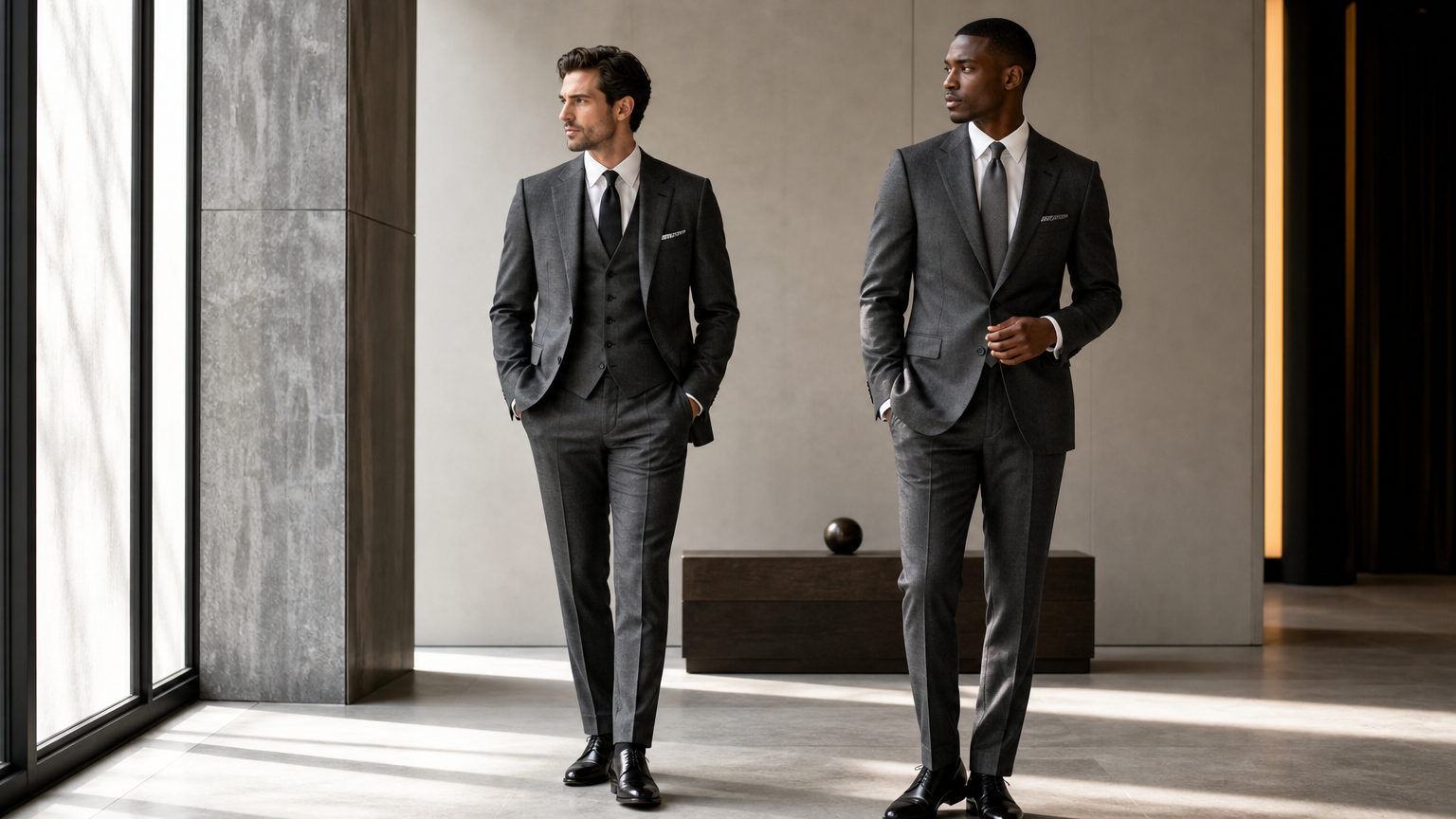 Custom Graphite Gray Suits
