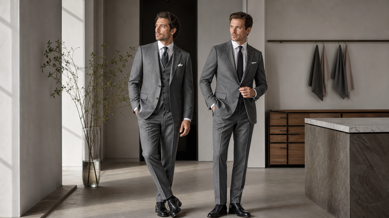 Custom Gray Suits
