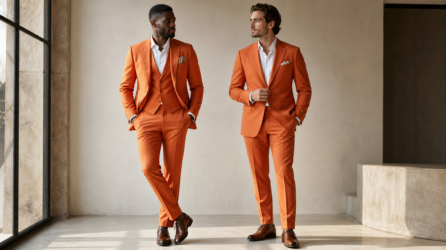 Custom Orange Suits