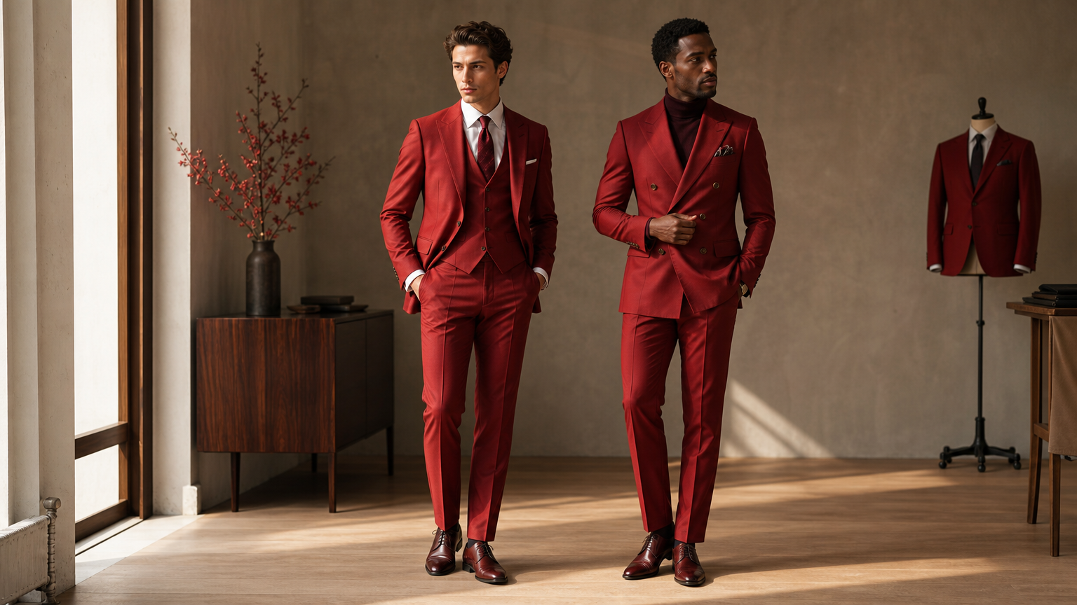 Custom Red Suits