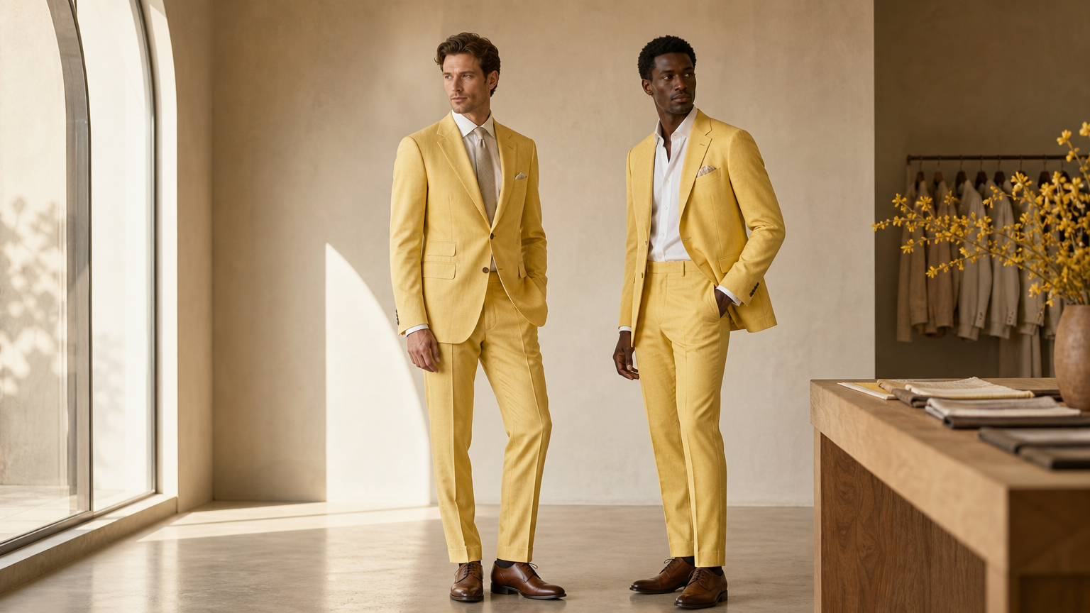 Custom Yellow Suits