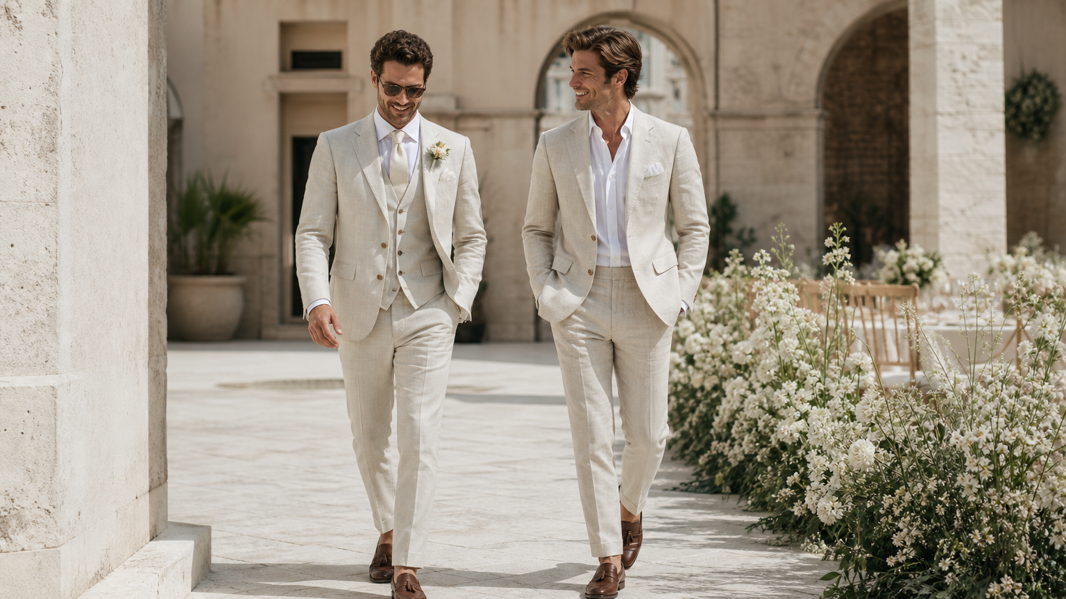 Linen Wedding Suits | Custom Made to Measure