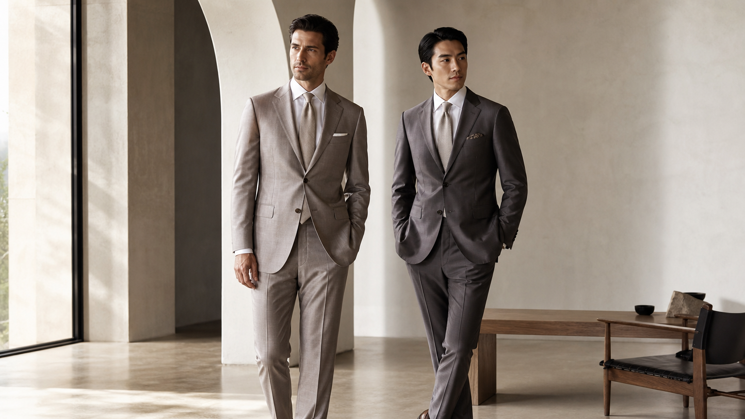 Silk Blend Suits | Custom Made & Made to Measure