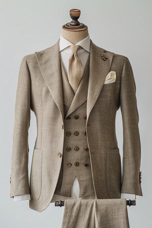 White Linen Suit – Custom Made & Made to Measure — 2
