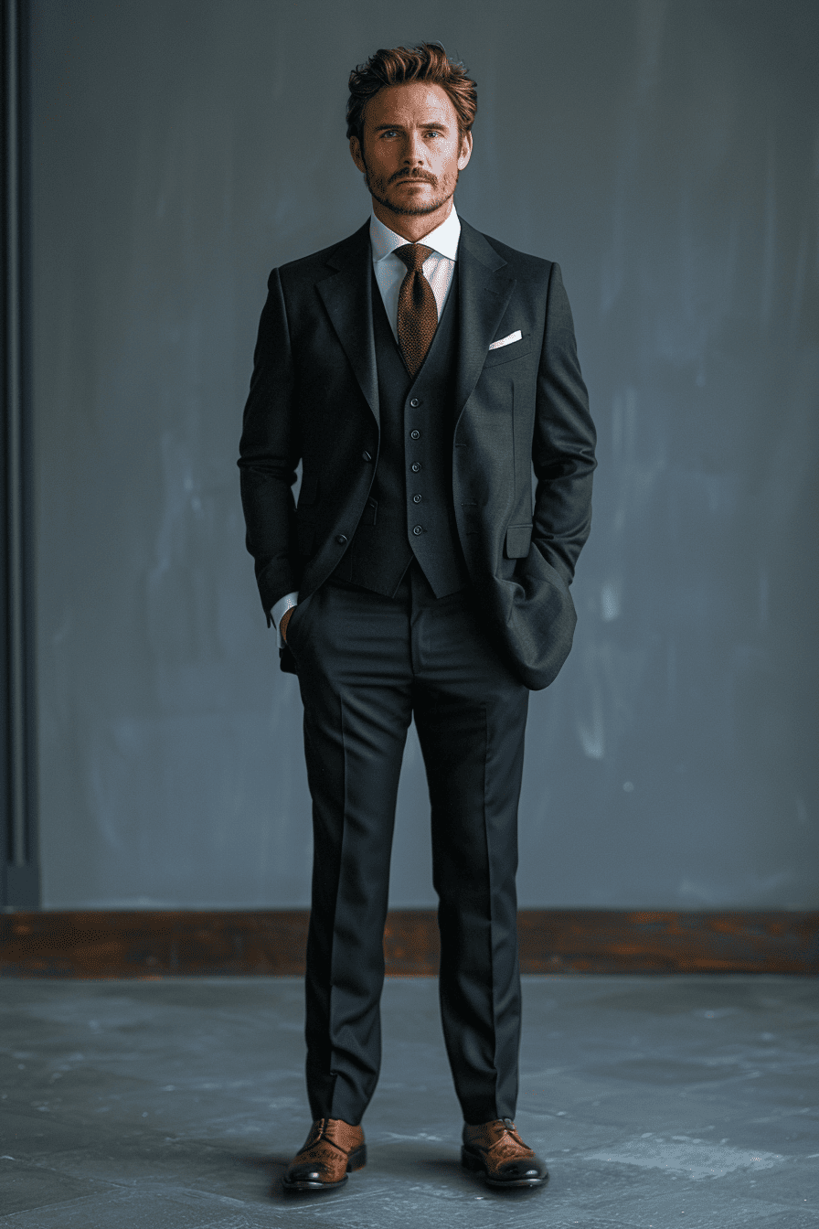 Black Wool Tuxedo — Custom Made to Measure