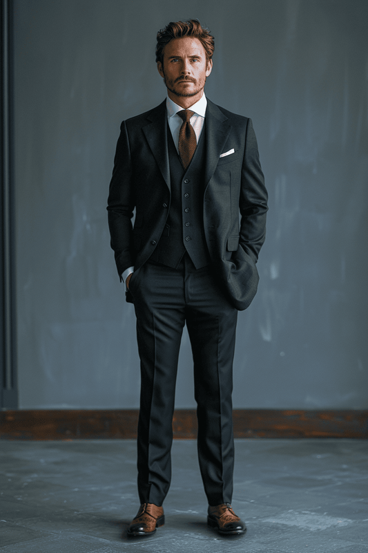 Black Wool Tuxedo — Custom Made to Measure