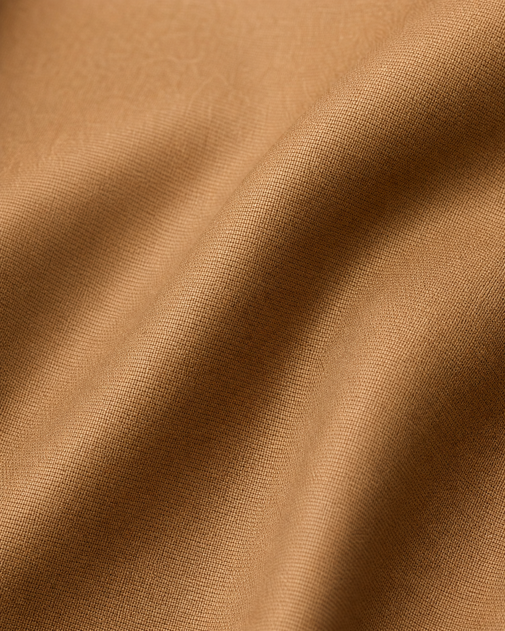 Camel Silk Blend Shawl Lapel Suit - Custom Made to Measure fabric texture close up