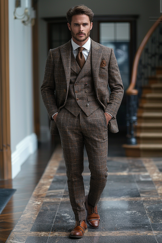 Charcoal Silk Blend Cocktail Party Suit — Custom Made to Measure