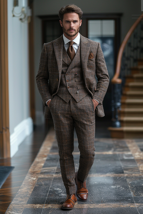 Charcoal Silk Blend Cocktail Party Suit — Custom Made to Measure