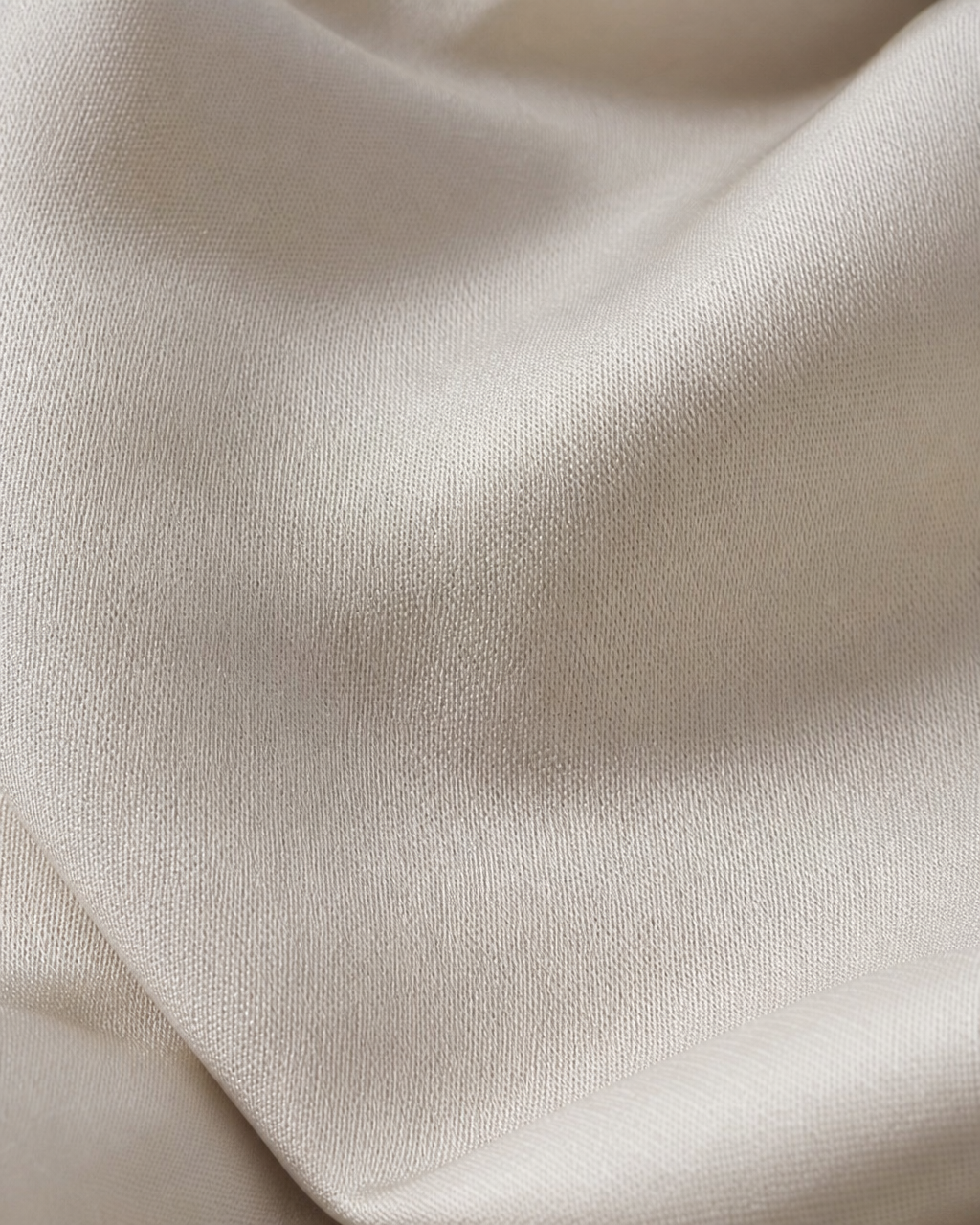 Ecru Silk Blend Shawl Lapel Suit - Custom Made to Measure fabric texture close up