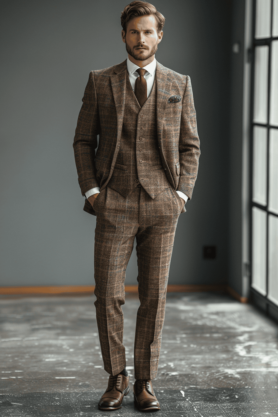 Stone Silk Blend Cocktail Party Suit — Custom Made to Measure