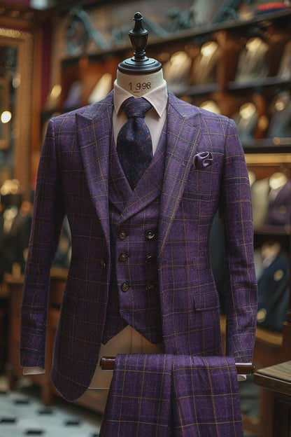 Premium Navy Blue Wool — SuitedNoir