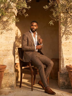 Brown Wool Suit — Custom Made to Measure — 3