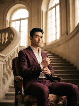 Burgundy Wool Suit — Custom Made to Measure — 3