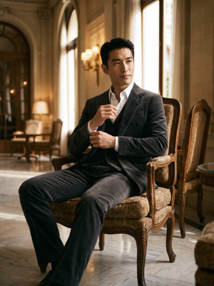 Charcoal Velvet 3-Piece Suit — Custom Made to Measure — 3