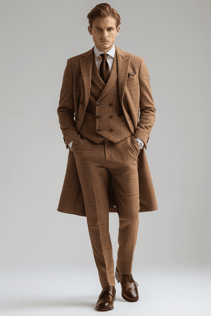 Desert Sand Cashmere Blend Suit — Custom Made to Measure