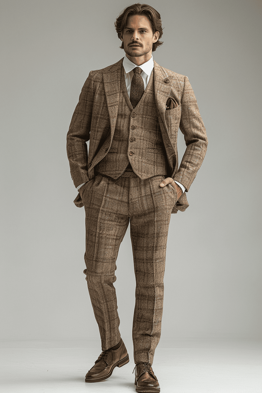Desert Sand Seersucker Suit — Custom Made to Measure