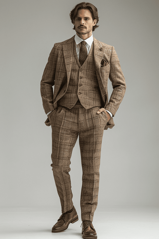 Desert Sand Seersucker Suit — Custom Made to Measure