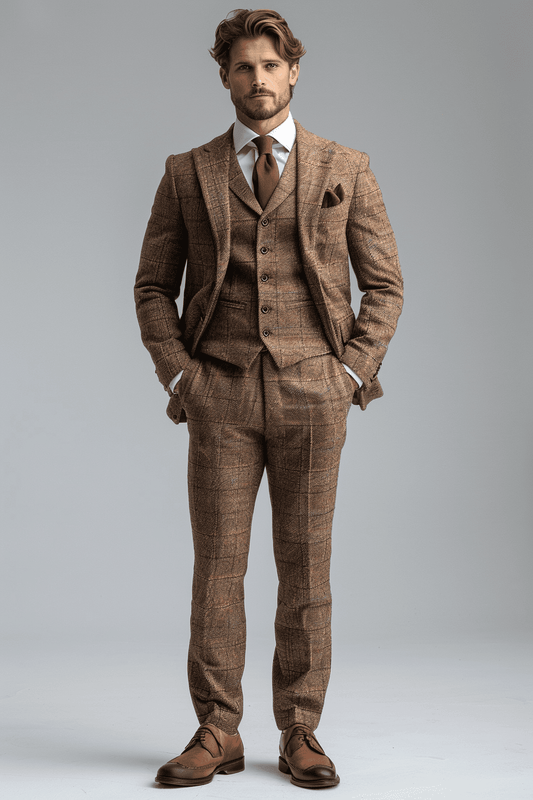 Ecru Cashmere Blend Suit — Custom Made to Measure