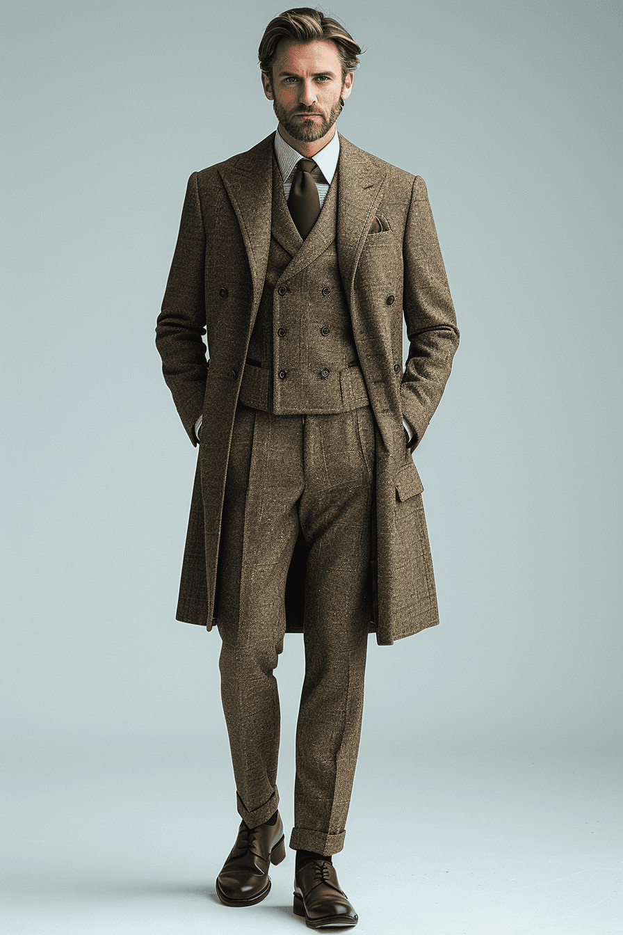 Ecru Cotton Graduation Suit — Custom Made to Measure