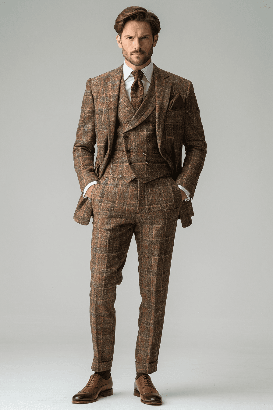 Ecru Linen Graduation Suit — Custom Made to Measure
