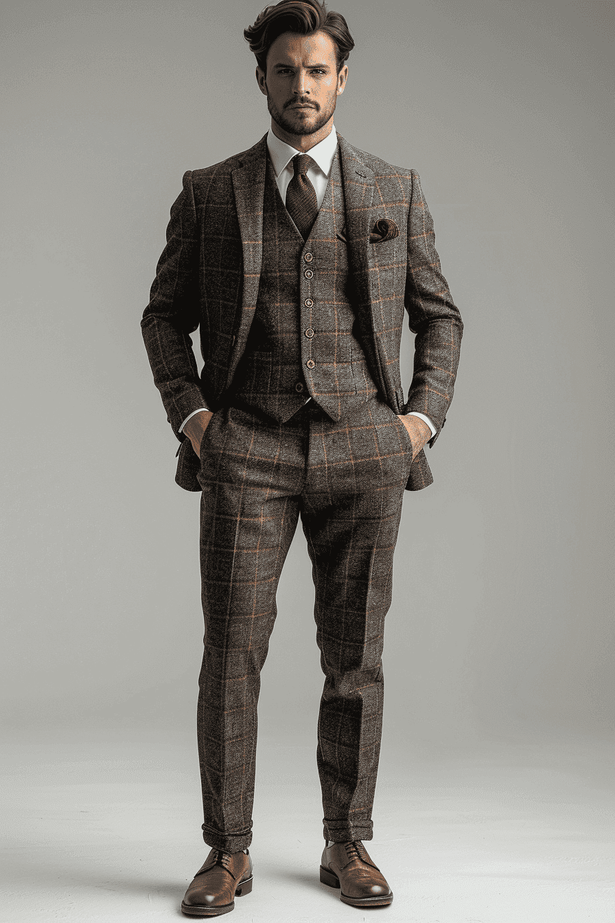Gray Cotton Graduation Suit — Custom Made to Measure
