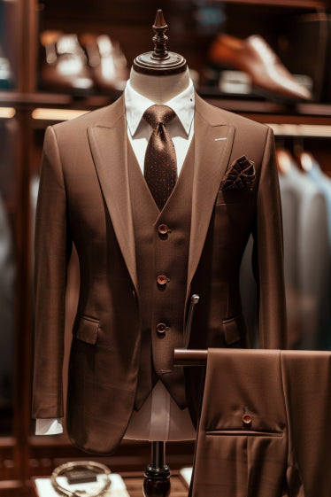 Brown Linen Suit – Custom Made & Made to Measure