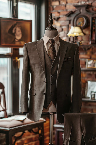 Chocolate Linen Suit – Custom Made & Made to Measure