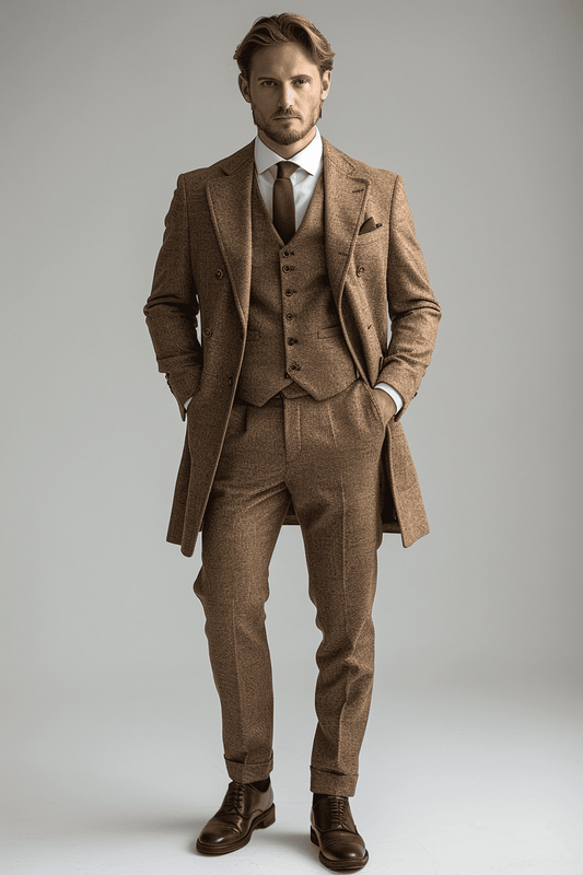 Ivory Cashmere Blend Suit — Custom Made to Measure
