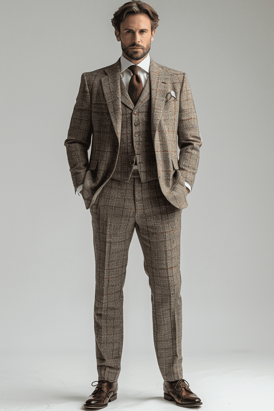 Light Gray Linen Graduation Suit — Custom Made to Measure
