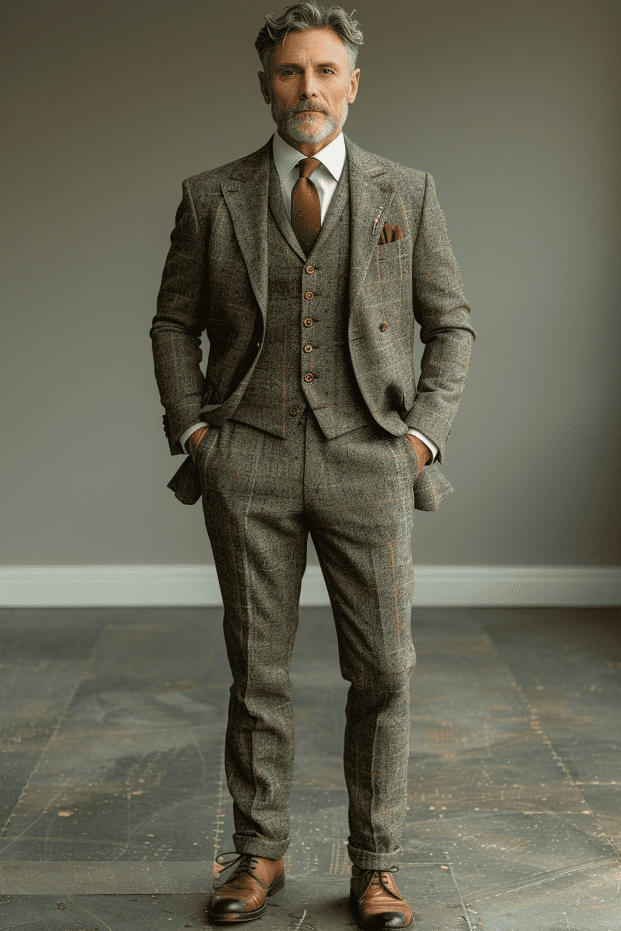 Light Grey Cashmere Blend Suit — Custom Made to Measure