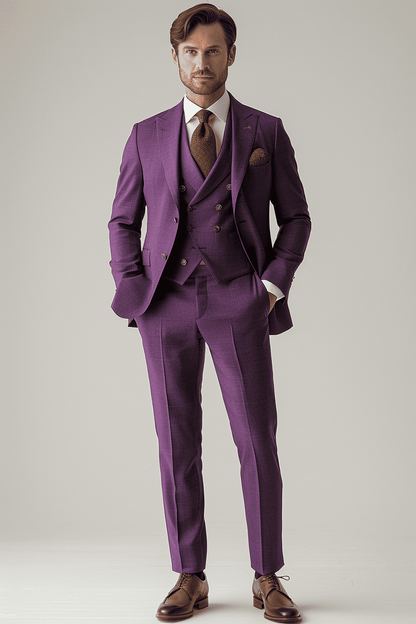 Lilac Cotton Graduation Suit — Custom Made to Measure
