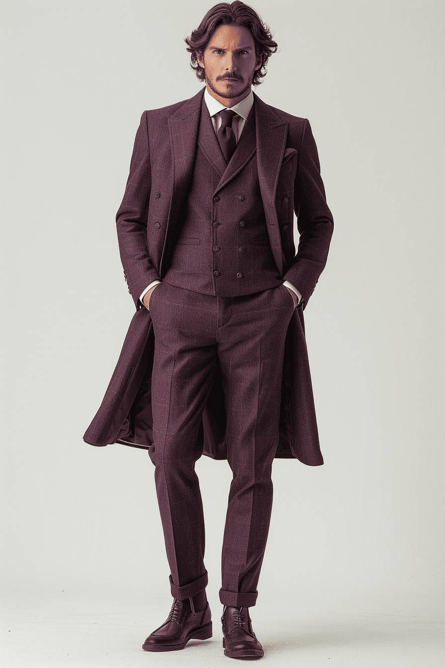Lilac Cotton Graduation Suit — Custom Made to Measure
