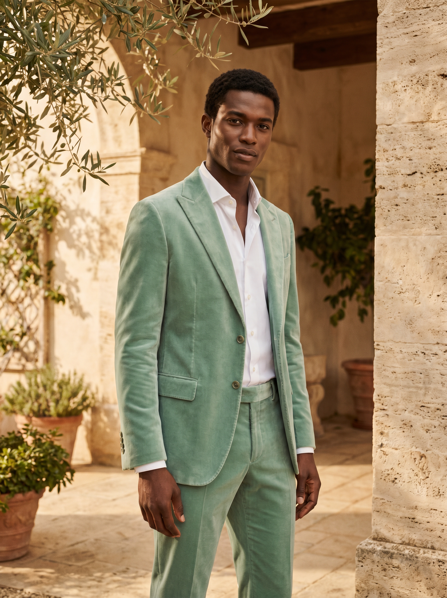 Mint Velvet Suit — Custom Made to Measure - front view