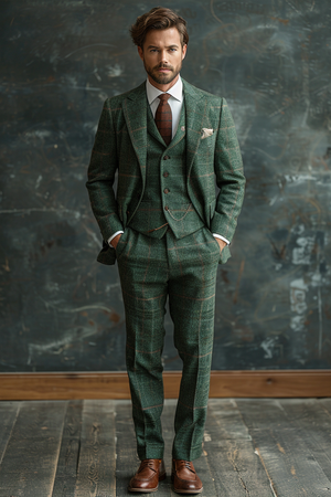 Mint Flannel Suit — Custom Made to Measure — 3