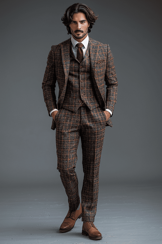 Off-White Flannel Suit — Custom Made to Measure