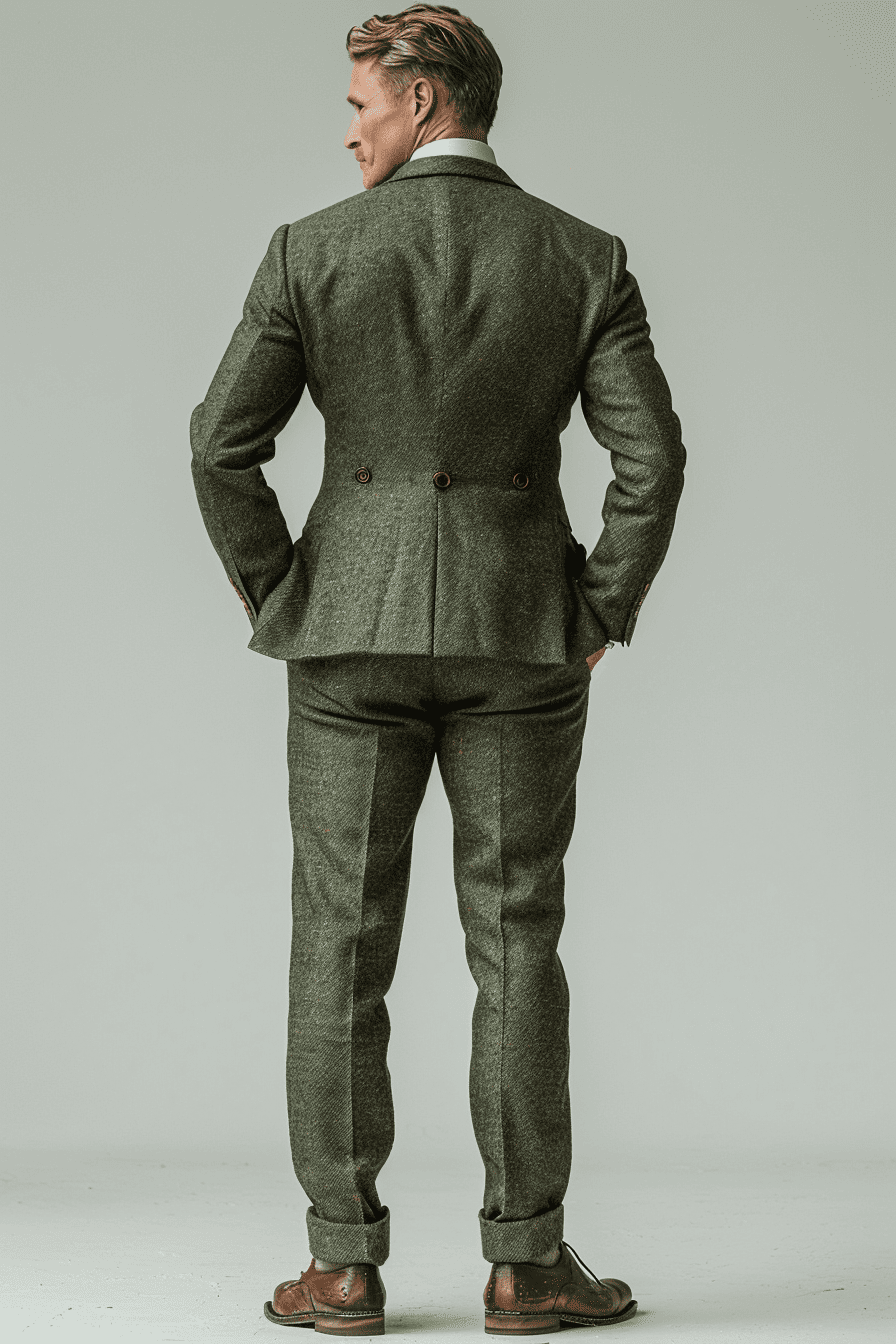 Pistachio Cashmere Blend Suit — Custom Made to Measure
