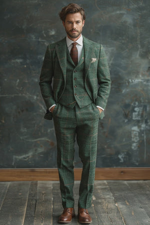 Mint Flannel Suit — Custom Made to Measure — 1