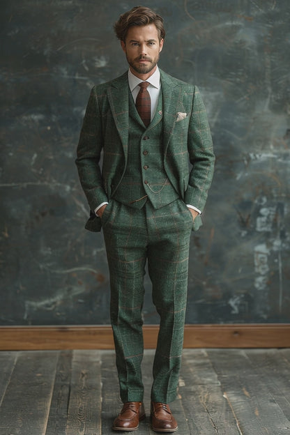 Mint Flannel Suit — Custom Made to Measure