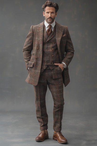 Khaki Flannel Suit — Custom Made to Measure