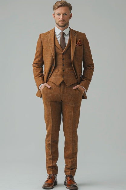 Copper Cotton Graduation Suit — Custom Made to Measure
